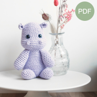 Nijlpaard Onesiegurumi